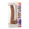 CALIFORNIA EXOTICS - SILICONE STUDS 20.32 CM BROWN