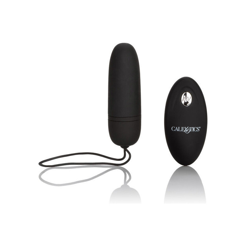 CALIFORNIA EXOTICS - HUEVO VIBRADOR DE SILICONA CON MANDO NEGRO