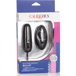 CALIFORNIA EXOTICS - HUEVO VIBRADOR DE SILICONA CON MANDO NEGRO