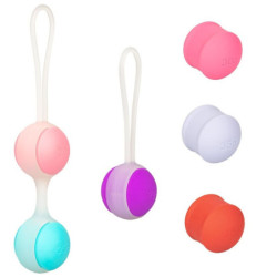 CALIFORNIA EXOTICS - SHE-OLOGY SET BOLAS KEGEL INTERCAMBIABLES