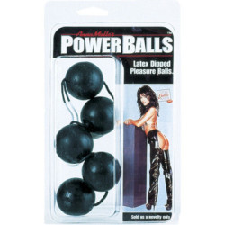 CALIFORNIA EXOTICS - POWER BOLAS ANAL /VAGINAL NEGRO