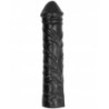 ALL BLACK - DILDO GIGANTE FISTING SUAVE 32 CM