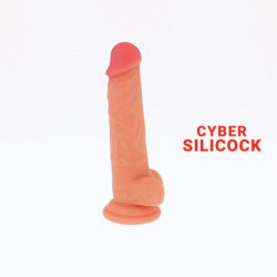 CYBER SILICOCK - JUDE REALISTICO SILICONA LIQUIDA 18CM