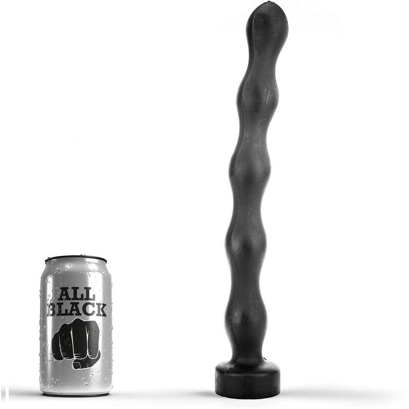 ALL BLACK - ANAL PLUG BALL 32 CM