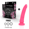 DELTA CLUB - TOYS ARNES + DILDO ROSA SILICONA MEDICA 17 X 3 CM