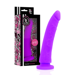 DELTA CLUB - TOYS ARNES + DILDO LILA SILICONA MEDICA 17 X 3 CM