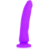 DELTA CLUB - TOYS ARNES + DILDO LILA SILICONA MEDICA 23 X 4.5 CM