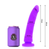 DELTA CLUB - TOYS DILDO LILA SILICONA MEDICA 20 X 4 CM