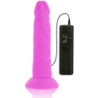 DIVERSIA - DILDO FLEXIBLE CON VIBRACION 23 CM - LILA