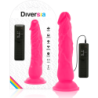 DIVERSIA - DILDO FLEXIBLE CON VIBRACION 21 CM - ROSA