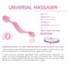 FEMINTIMATE - MASAJEADOR UNIVERSAL VIBRADOR SILICONA ROSA