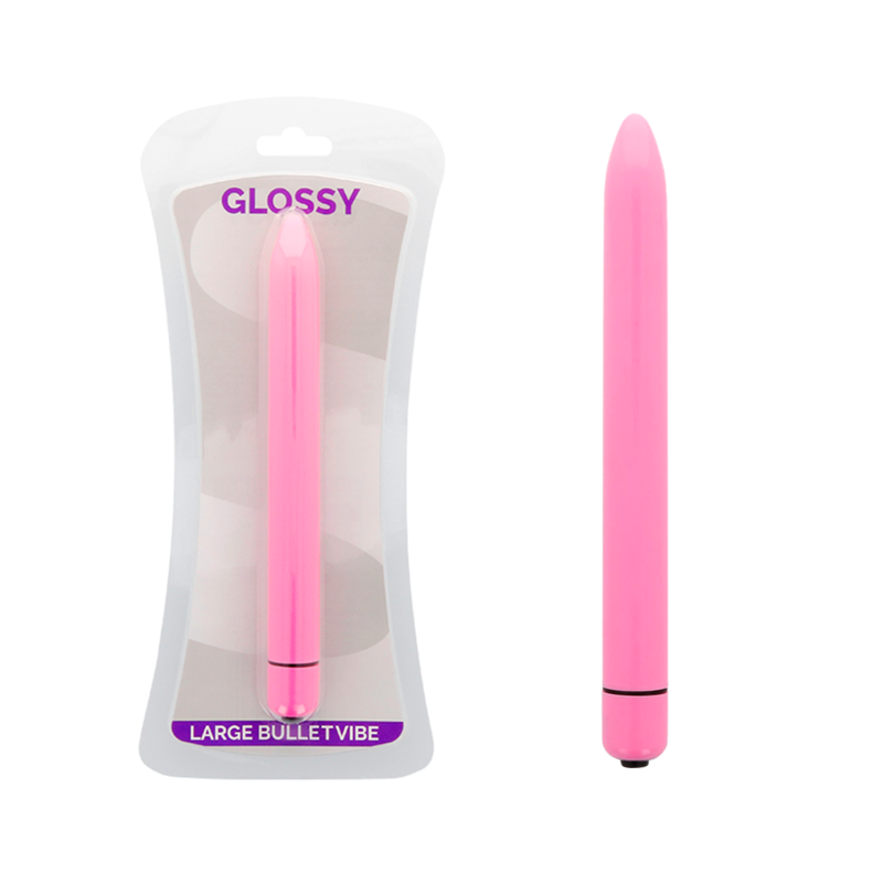 GLOSSY - SLIM VIBRADOR ROSA INTENSO