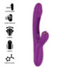 INTENSE - ATENEO VIBRADOR MULTIFUNCIÓN RECARGABLE 7 VIBRACIONES CON LENGUA OSCILANTE Y SUCCIONADOR MORADO