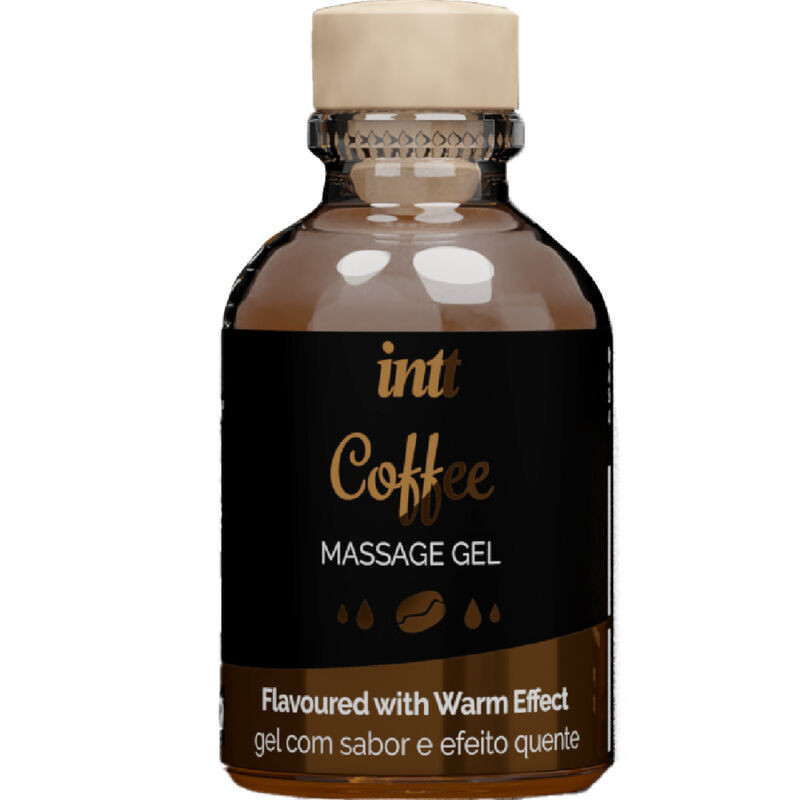 INTT MASSAGE & ORAL SEX - GEL DE MASAJE SABOR A CAFÉ EFECTO CALOR