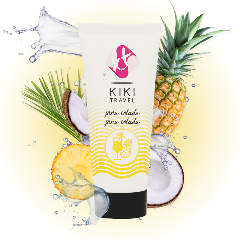 KIKÍ TRAVEL - LUBRICANTE SABOR A PIÑA COLADA 50 ML