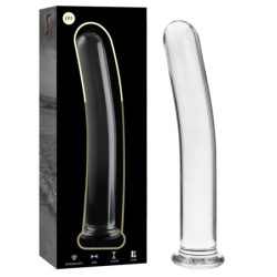 NEBULA SERIES BY IBIZA - MODELO 9 DILDO CRISTAL BOROSILICATO 15.5 X 2.5 CM TRANSPARENTE