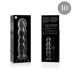 NEBULA SERIES BY IBIZA - MODELO 10 DILDO CRISTAL BOROSILICATO 16.5 X 3.5 CM TRANSPARENTE