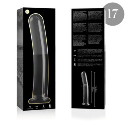 NEBULA SERIES BY IBIZA - MODELO 17 DILDO CRISTAL BOROSILICATO 18.5 X 3 CM TRANSPARENTE