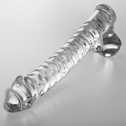 NEBULA SERIES BY IBIZA - MODELO 23 DILDO CRISTAL BOROSILICATO 21.5 X 4 CM TRANSPARENTE