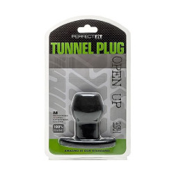 TAPÓN DE TÚNEL DE CULO PERFECT FIT SILICONA NEGRO M