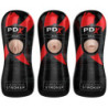 PDX ELITE - SET MASTURBADOR STROKER 12 UNIDADES: 6X VAGINA, 3X ANO, 3X BOCA