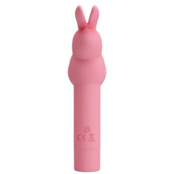 PRETTY LOVE - VIBRADOR DE SILICONA CONEJO ROSA GERARDO