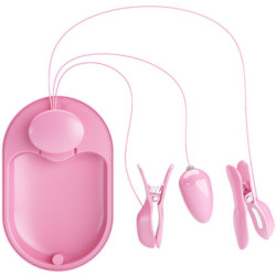 PRETTY LOVE - SURPRISE BOX PINZAS ELECTRO ESTIMULACION ROSA