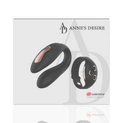 ANNE'S DESIRE - DUAL PLEASURE TECNOLOGÍA WATCHME NEGRO/GOLD