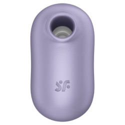 SATISFYER - PRO TO GO 2 ESTIMULADOR Y VIBRADOR DOBLE VIOLETA