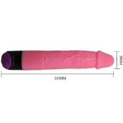 BAILE - COLORFUL SEX VIBRADOR REALISTICO ROSA 23 CM