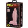 BAILE - INFLATABLE DILDO HINCHABLE REALISTICO CON VENTOSA 15 CM