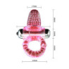 BAILE - SWEET ABS 10 RITMOS RING ANILLO PENE VIBRADOR ROSA