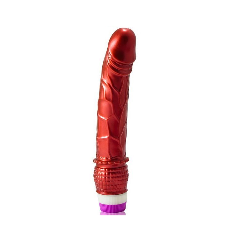 BAILE - VIBRADOR ROJO REALISTICO 23 CM