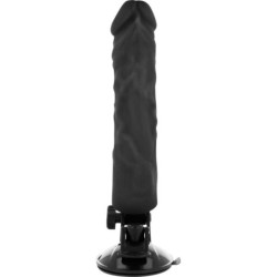 BASECOCK - VIBRADOR REALISTICO CONTROL REMOTO NEGRO 21 CM