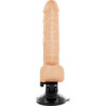 BASECOCK - VIBRADOR REALISTICO CONTROL REMOTO NATURAL 18.5 CM