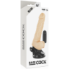 BASECOCK - VIBRADOR REALISTICO CONTROL REMOTO NATURAL 18.5 CM