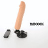 BASECOCK - VIBRADOR REALISTICO CONTROL REMOTO NATURAL 20 CM