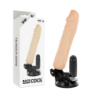 BASECOCK - VIBRADOR REALISTICO CONTROL REMOTO NATURAL 20 CM