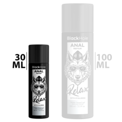 BLACK HOLE - ANAL REPAIR BASE AGUA RELAX CON HYALURON 30 ML